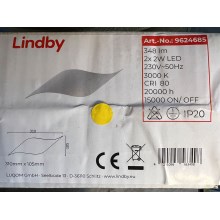Lindby - LED Nástěnné svítidlo SALKA 2xLED/2W/230V