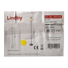 Lindby - LED RGB Stmívatelná stojací lampa FELICE 1xE27/10W/230V Wi-Fi