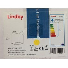 Lindby - Nástěnné svítidlo JAYEDN 1xG9/40W/230V sádra