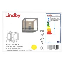 Lindby - Nástěnné svítidlo MERON 1xE27/60W/230V
