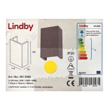 Lindby - Nástěnné svítidlo SMIRA  1xG9/25W/230V