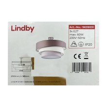 Lindby - Přisazený lustr MELIA 3xE27/60W/230V