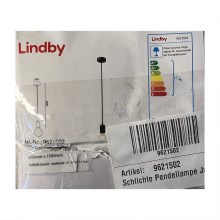 Lindby - Stmívatelný lustr na lanku JAKE 1xE27/60W/230V