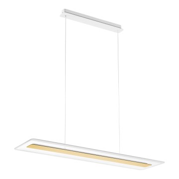 Linea Light 8939 - LED Lustr na lanku ANTILE LED/45W/230V CRI 90 bílá/zlatá