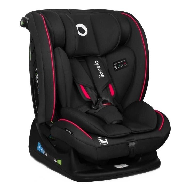 Lionelo - Autosedačka AART i-Size 40-150 cm černá/červená