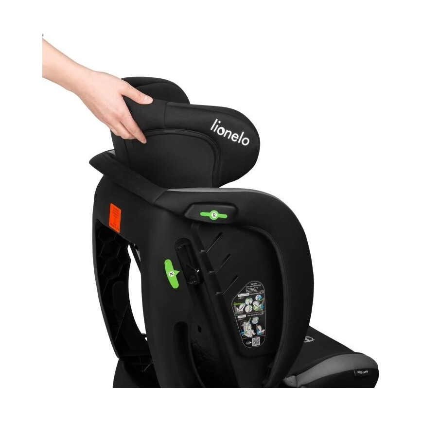 Lionelo - Autosedačka AART i-Size 40-150 cm černá/šedá