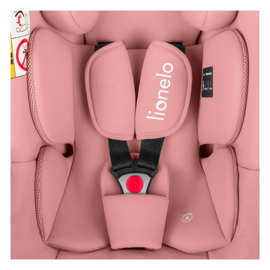 Lionelo - Autosedačka ASTRID i-Size 40-87 cm Pink Coral