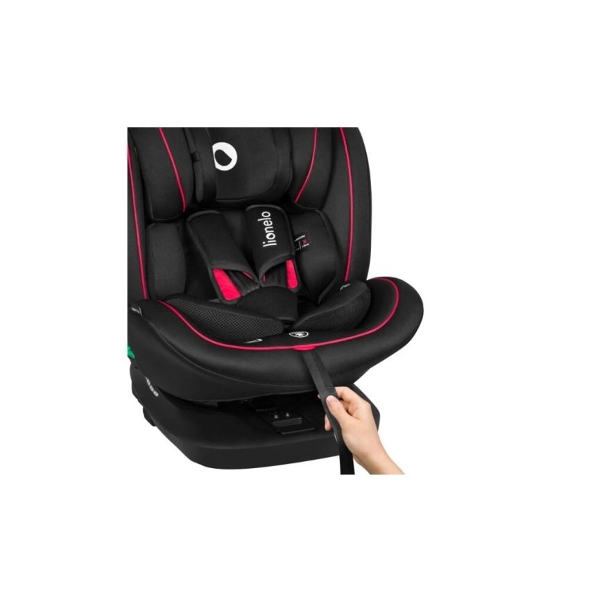 Lionelo - Autosedačka BASTIAAN i-Size 40-150 cm černá/červená