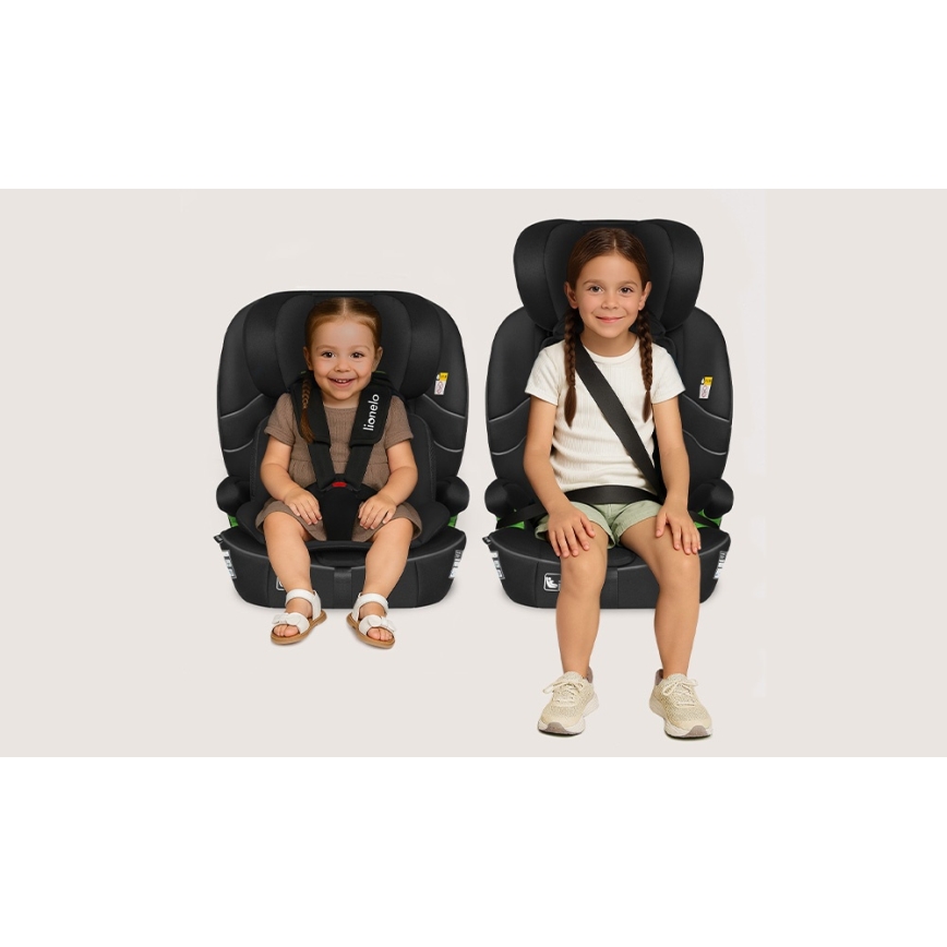 Lionelo - Autosedačka BILLY i-Size 76-150 cm Black Carbon