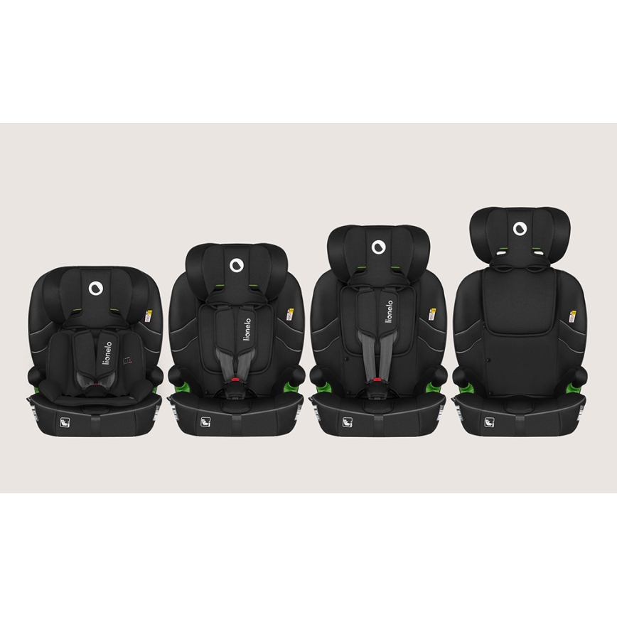 Lionelo - Autosedačka BILLY i-Size 76-150 cm Black Carbon