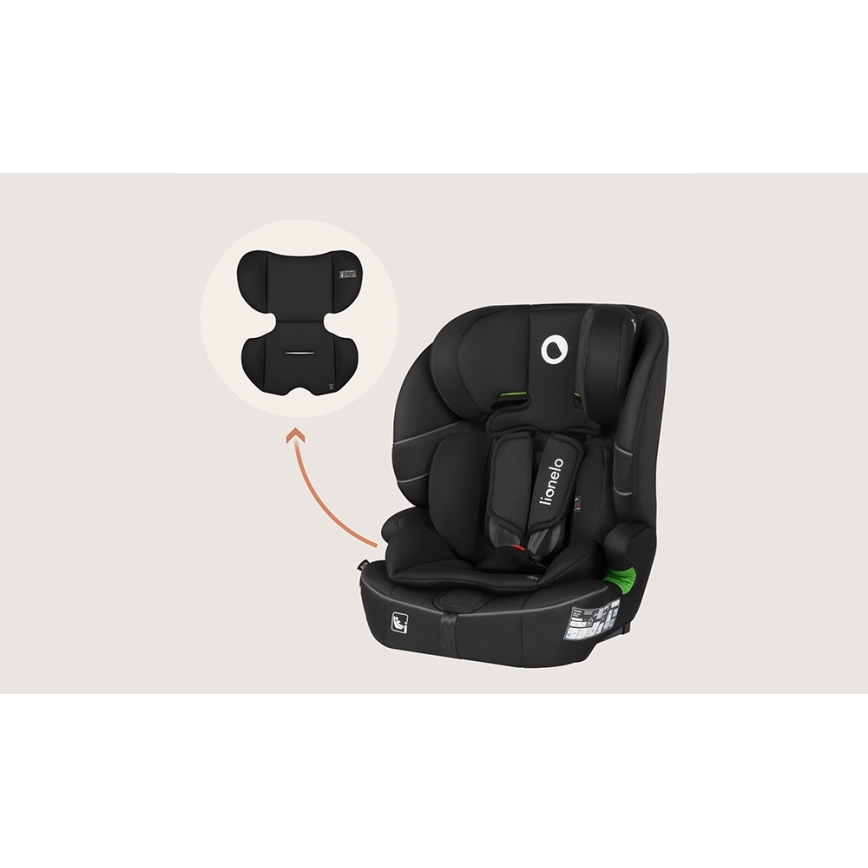 Lionelo - Autosedačka BILLY i-Size 76-150 cm Black Carbon