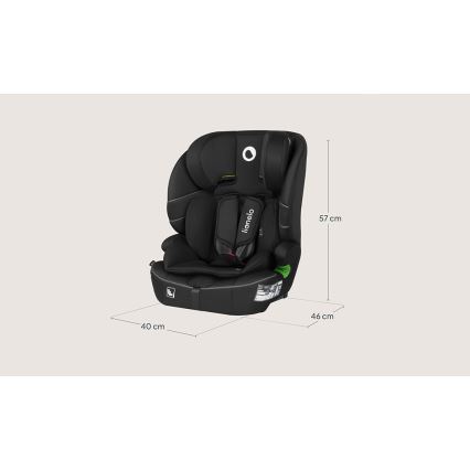 Lionelo - Autosedačka BILLY i-Size 76-150 cm Black Carbon