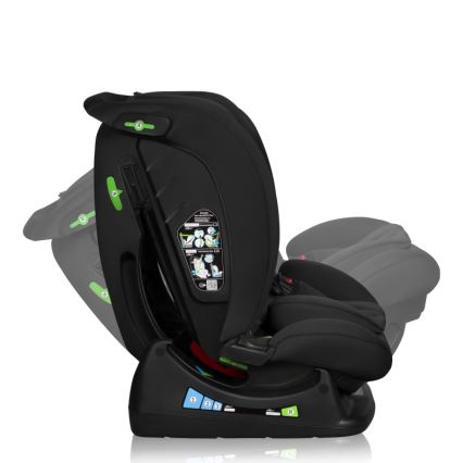 Lionelo - Autosedačka IZZY i-Size 40-150 cm Black Carbon