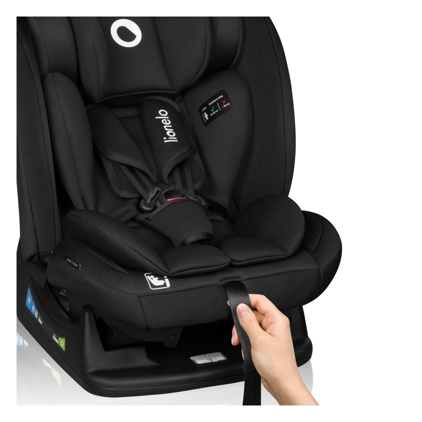 Lionelo - Autosedačka IZZY i-Size 40-150 cm Black Carbon
