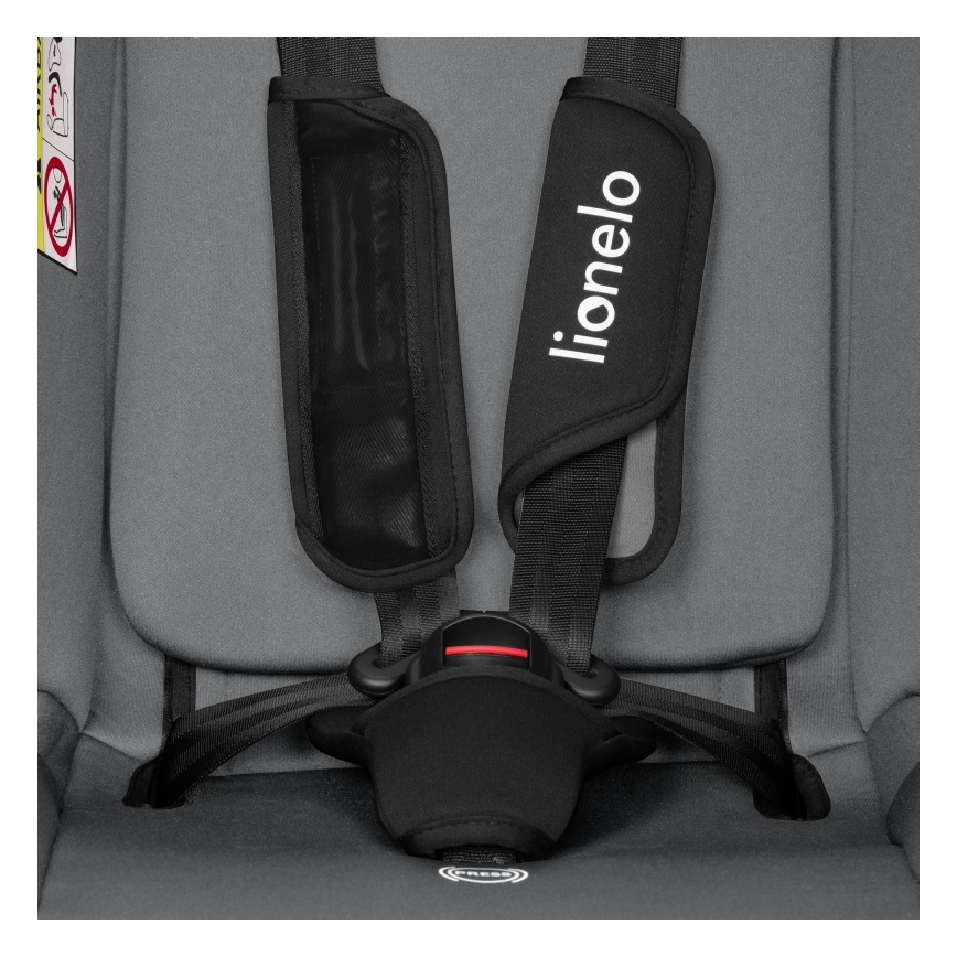 Lionelo - Autosedačka IZZY i-Size 40-150 cm Black Grey
