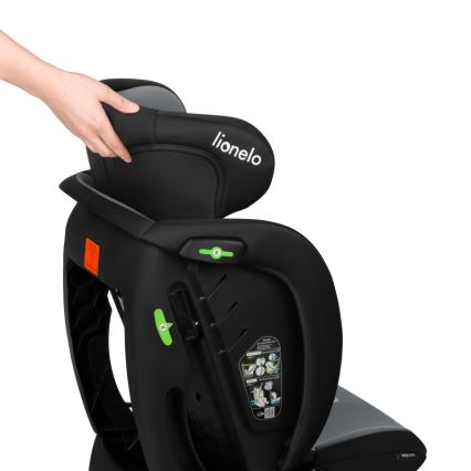 Lionelo - Autosedačka IZZY i-Size 40-150 cm Black Grey
