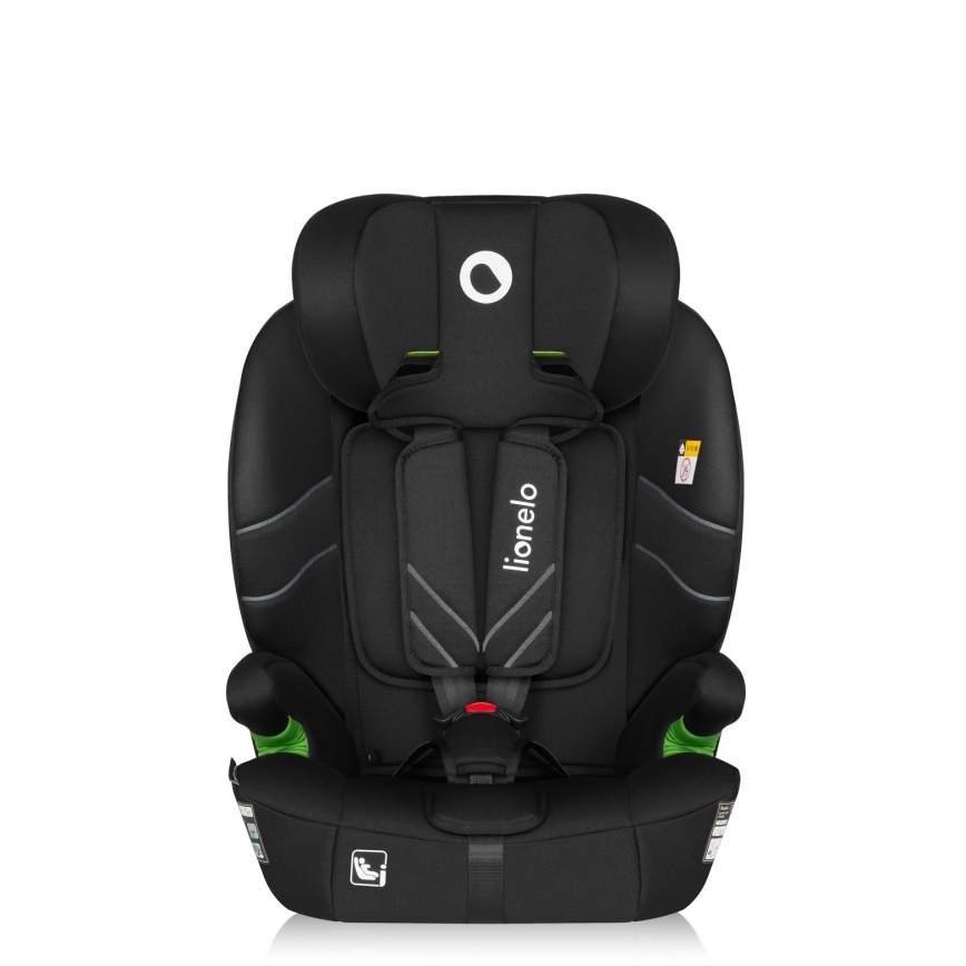 Lionelo - Autosedačka LEVI FIX i-Size 76-150 cm Black Carbon