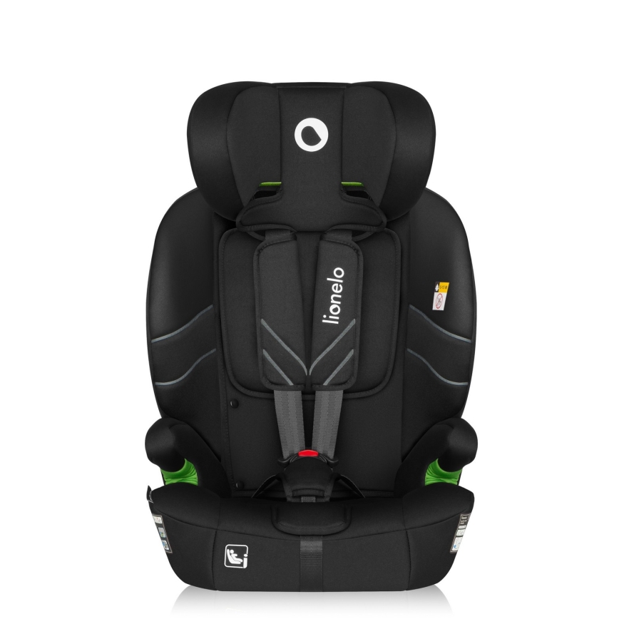 Lionelo - Autosedačka LEVI FIX i-Size 76-150 cm Black Carbon