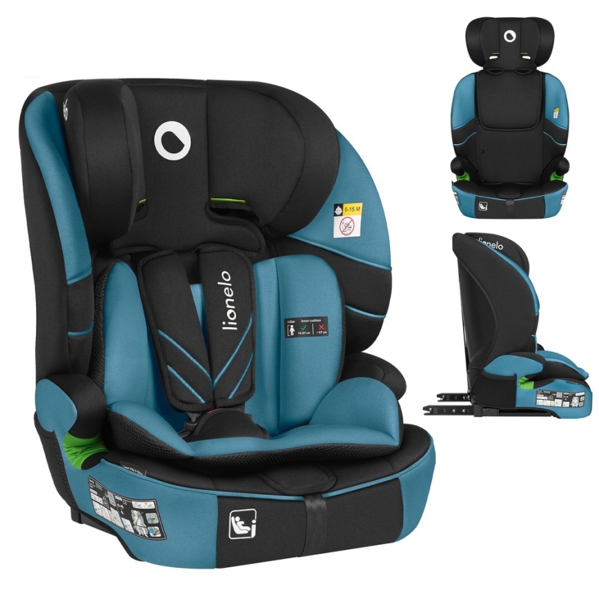 Lionelo - Autosedačka LEVI FIX i-Size 76-150 cm Blue Cobalt