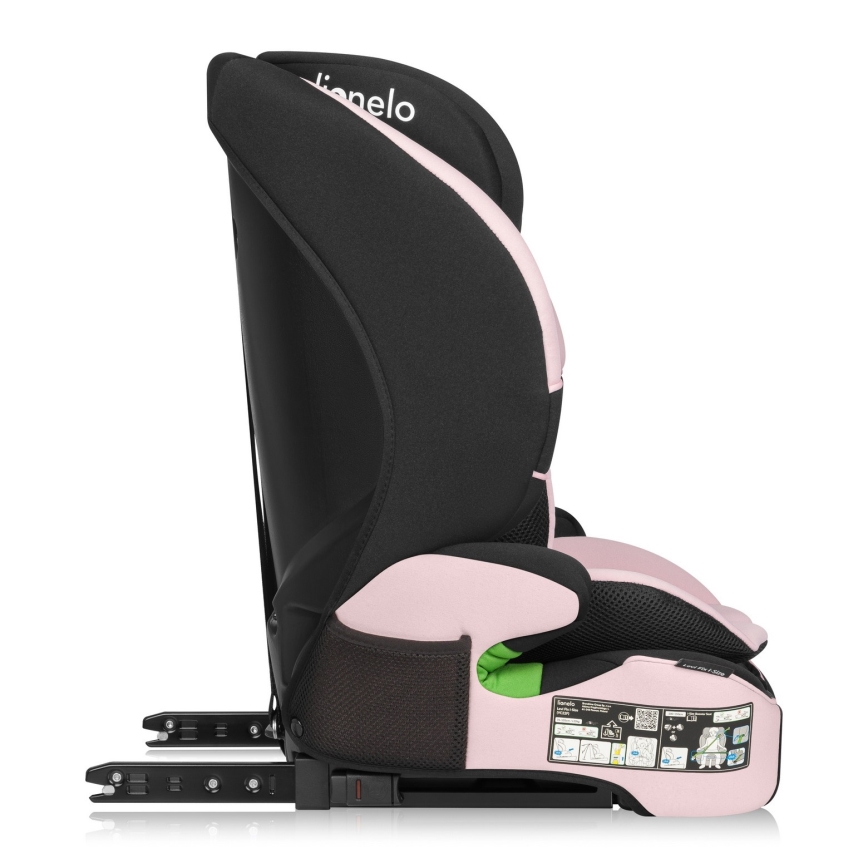 Lionelo - Autosedačka LEVI FIX i-Size 76-150 cm Pink Baby