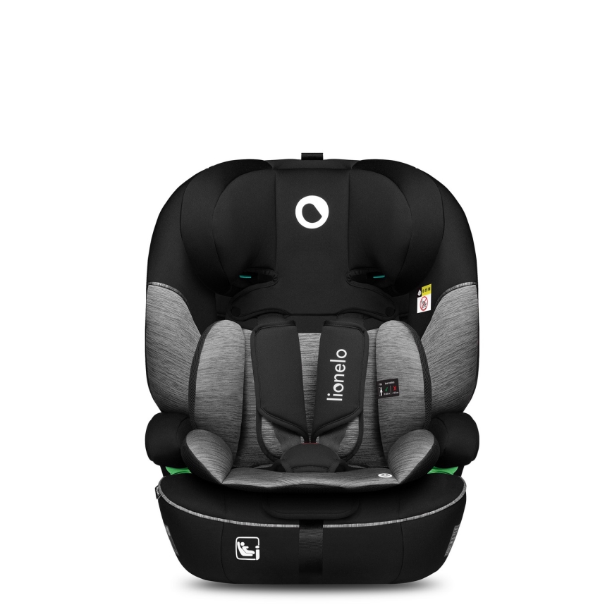 Lionelo - Autosedačka LEVI i-Size 76-150 cm Black Grey