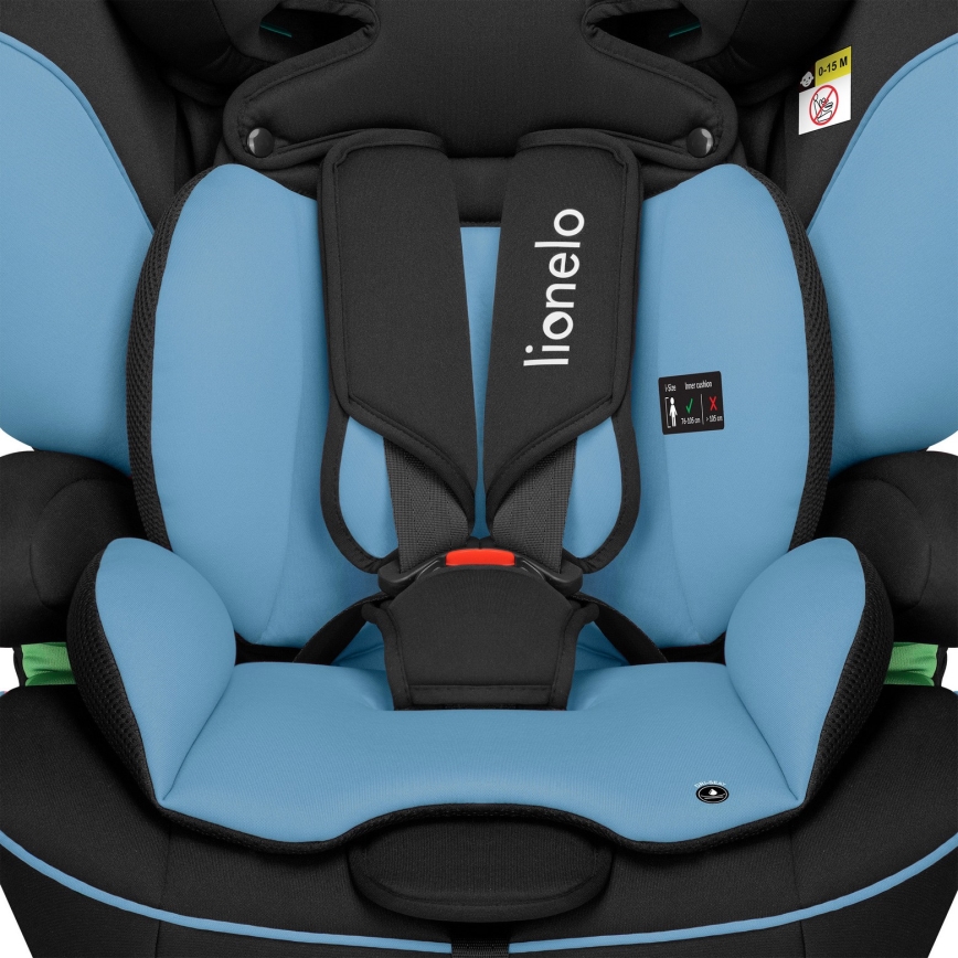 Lionelo - Autosedačka LEVI i-Size 76-150 cm Blue Cobalt