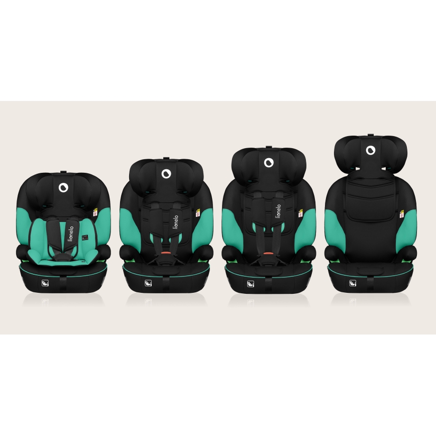Lionelo - Autosedačka LEVI i-Size 76-150 cm Green Emerald