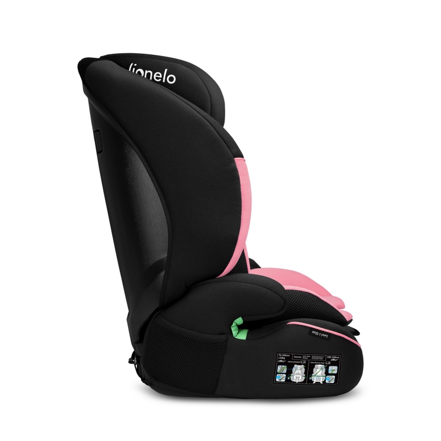Lionelo - Autosedačka LEVI i-Size 76-150 cm Pink Baby