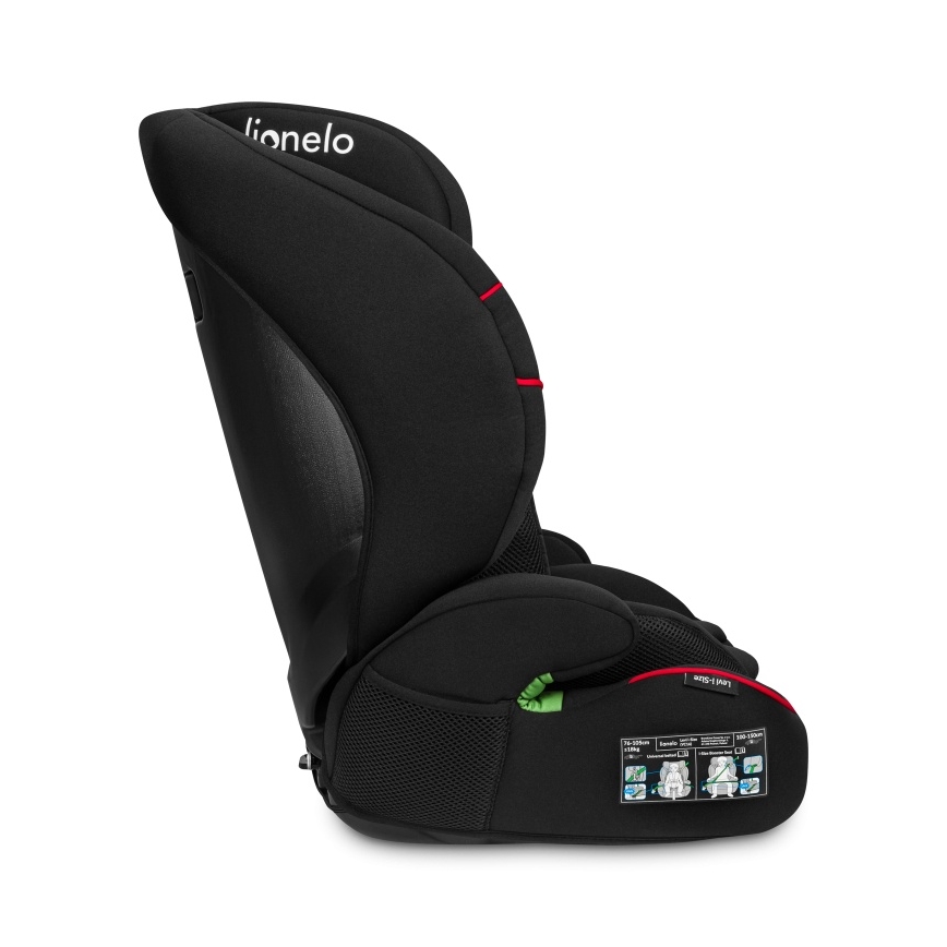 Lionelo - Autosedačka LEVI i-Size 76-150 cm Sporty Black