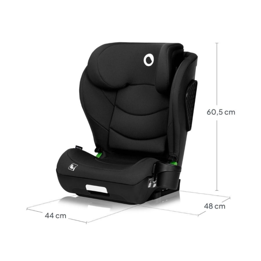 Lionelo - Autosedačka NEAL i-Size 100-150 cm Black Carbon