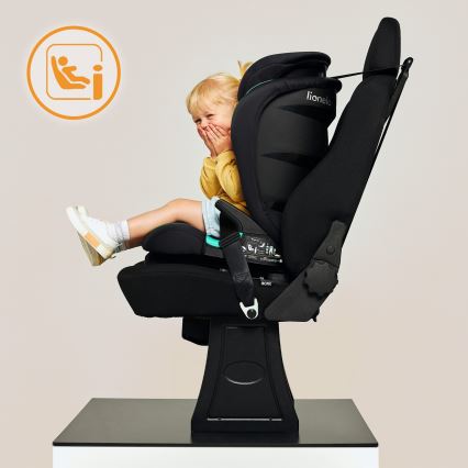 Lionelo - Autosedačka NEAL i-Size 100-150 cm Black Onyx