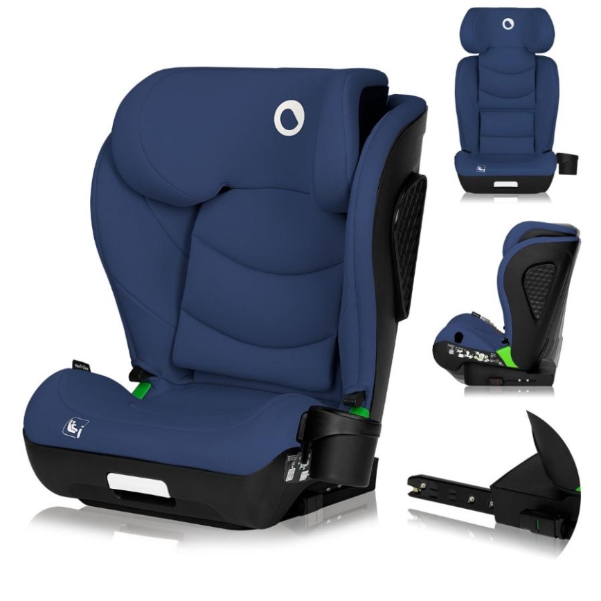 Lionelo - Autosedačka NEAL i-Size 100-150 cm Blue Navy
