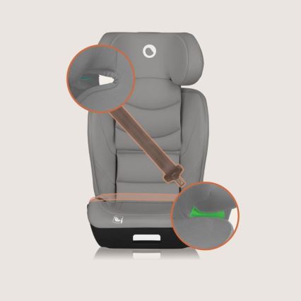 Lionelo - Autosedačka NEAL i-Size 100-150 cm Grey Concrete