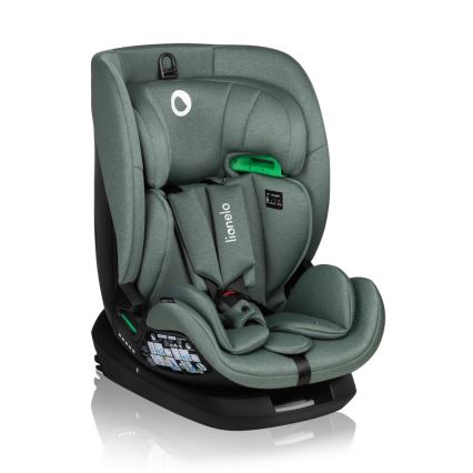 Lionelo - Autosedačka se základnou otočná LAVENDER i-Size 76-150 cm Green Pistachio