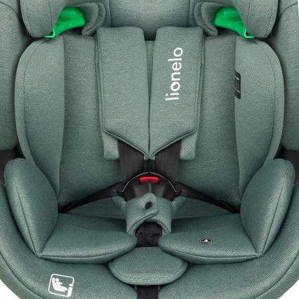 Lionelo - Autosedačka se základnou otočná LAVENDER i-Size 76-150 cm Green Pistachio