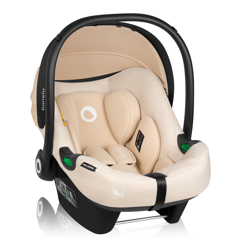 Lionelo - Autosedačka se základnou ASTRID SET i-Size 40-87 cm Beige Sand