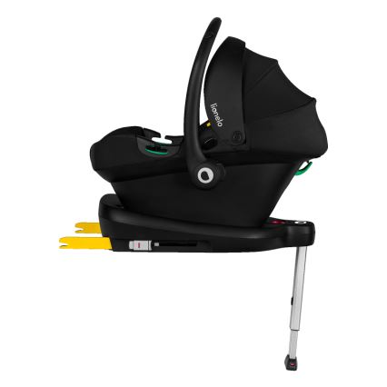 Lionelo - Autosedačka se základnou ASTRID SET i-Size 40-87 cm Black Grey