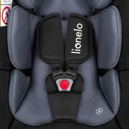 Lionelo - Autosedačka se základnou ASTRID SET i-Size 40-87 cm Black Grey