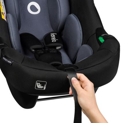Lionelo - Autosedačka se základnou ASTRID SET i-Size 40-87 cm Black Grey