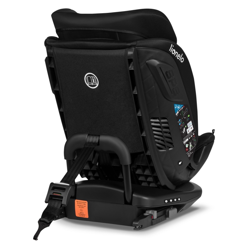 Lionelo - Autosedačka se základnou otočná BASTIAAN i-Size 40-150 cm Black Carbon