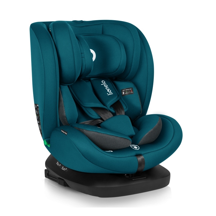 Lionelo - Autosedačka se základnou otočná BASTIAAN i-Size 40-150 cm Blue Indigo