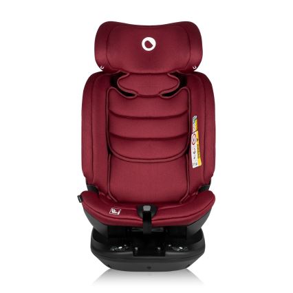 Lionelo - Autosedačka se základnou otočná BASTIAAN i-Size 40-150 cm Red Burgundy