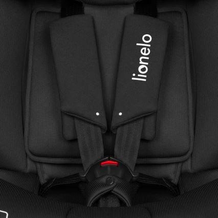 Lionelo - Autosedačka se základnou otočná BRAVE i-Size 40-150 cm Black Carbon