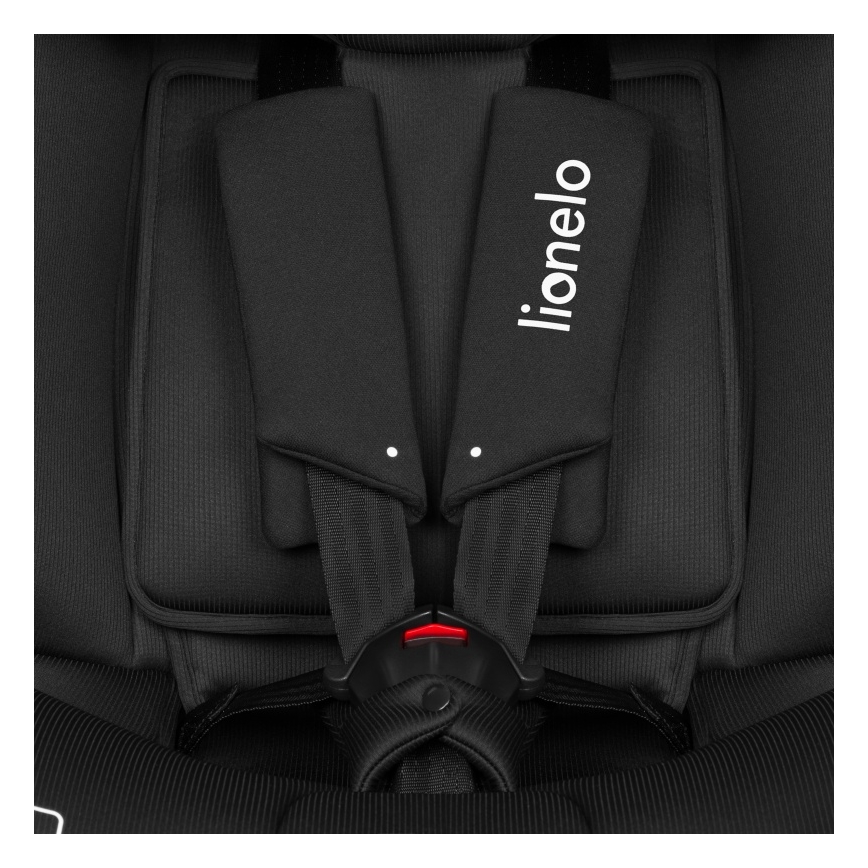 Lionelo - Autosedačka se základnou otočná BRAVE i-Size 40-150 cm Black Carbon
