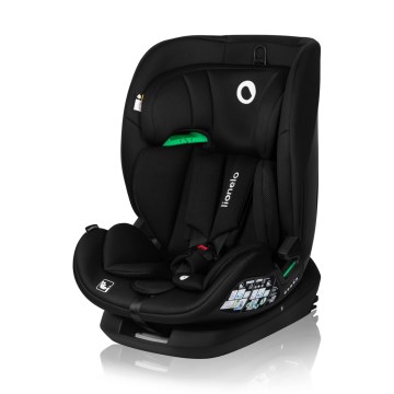 Lionelo - Autosedačka se základnou otočná LAVENDER i-Size 76-150 cm Black Carbon