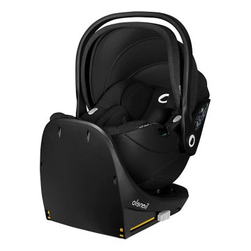 Lionelo - Autosedačka se základnou otočná MOXIE SET i-Size 40-87 cm Black Carbon