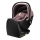 Lionelo - Autosedačka se základnou otočná MOXIE SET i-Size 40-87 cm Pink Mauve
