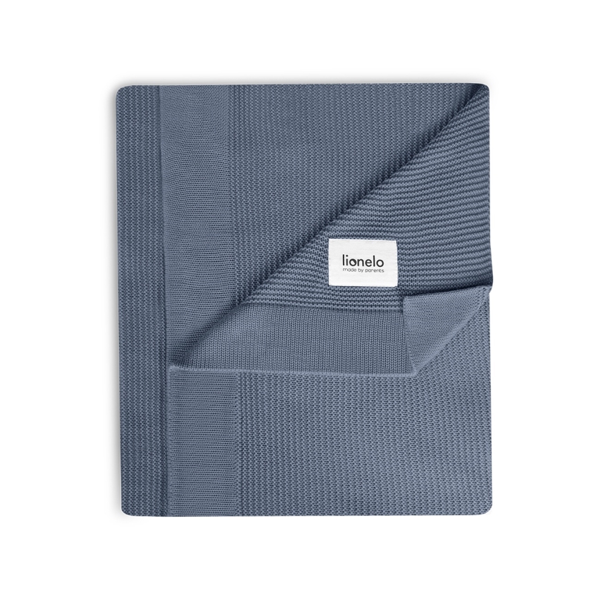 Lionelo - Bambusová deka BAMBOO BLANKET 75x100 cm Blue