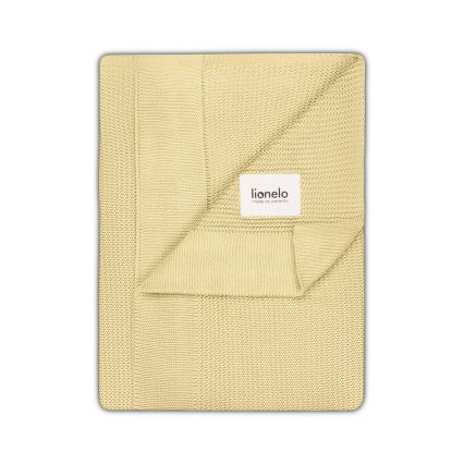 Lionelo - Bambusová deka BAMBOO BLANKET 75x100 cm Yellow Lemon