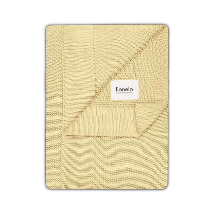 Lionelo - Bambusová deka BAMBOO BLANKET 75x100 cm Yellow Lemon